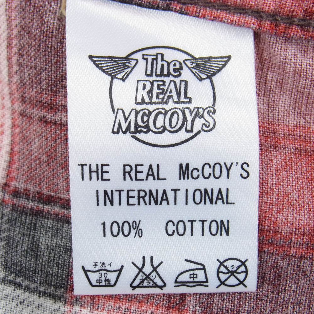 The REAL McCOY'S ザリアルマッコイズ チェック ウエスタン 長袖