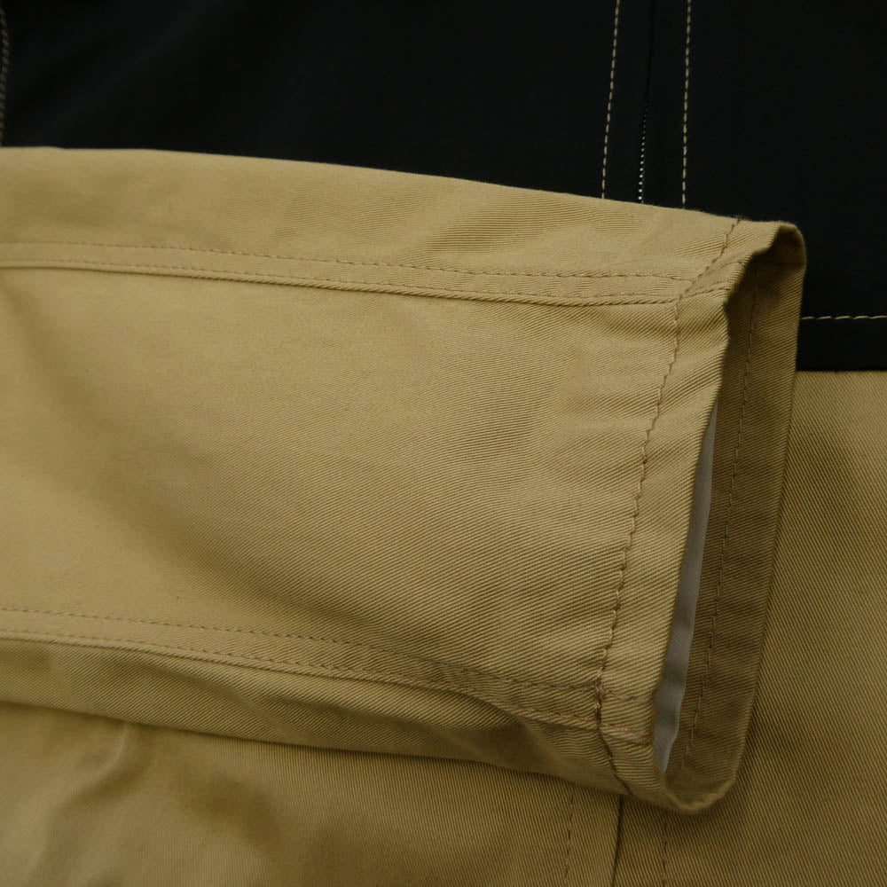 MARNI マルニ 23SS JUMU0137QU コットンギャバジン バイカラー ジャケット ブルゾン ベージュ系 マルチカラー系 46【極上美品】【中古】