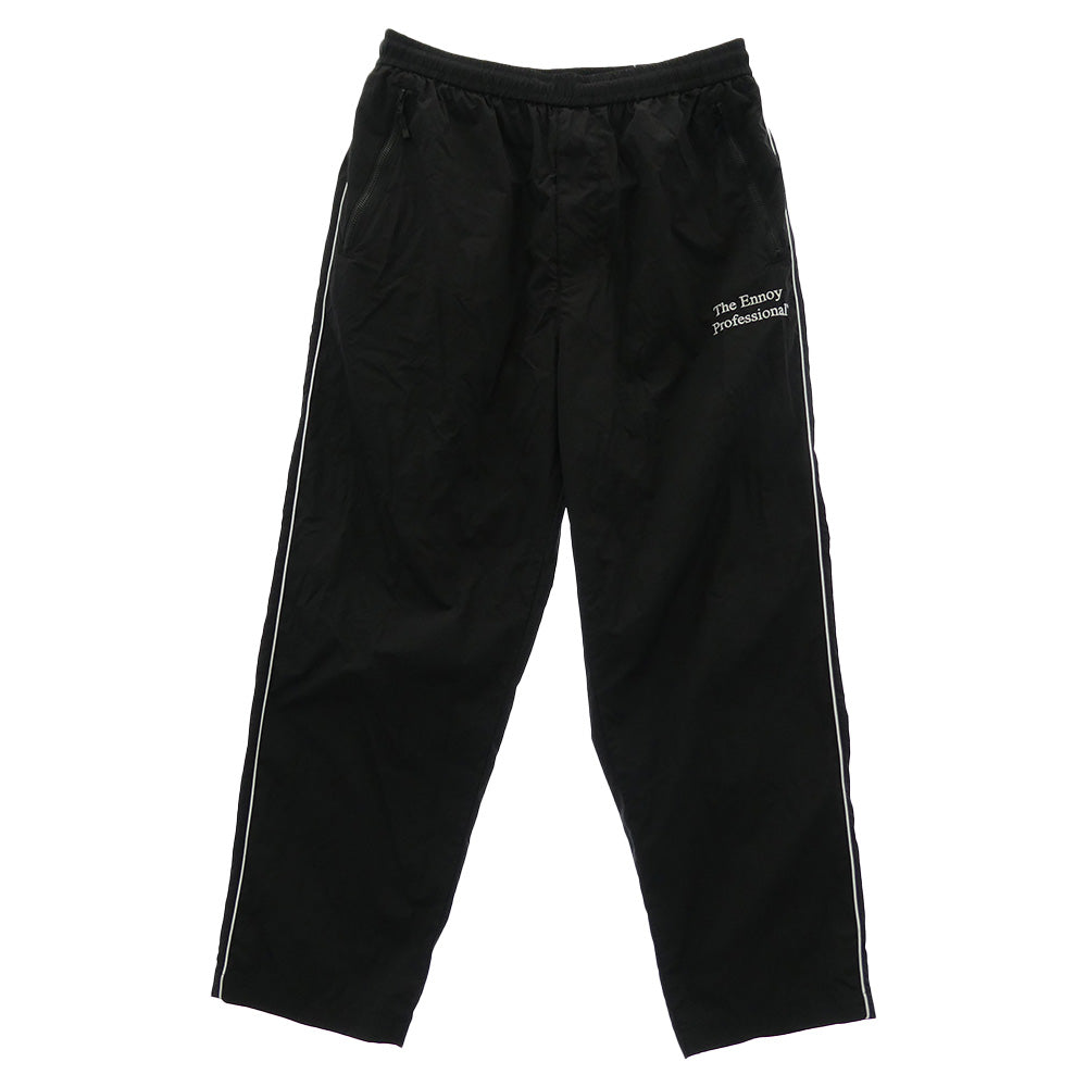 The Ennoy Professional ザ エンノイ プロフェッショナル 26SS SS26BRENJK01LP/SS26BRENPT01LP PIPING NYLON TRACK SUIT パイピング ナイロン トラックスーツ ジャケット ブラック系 M【中古】
