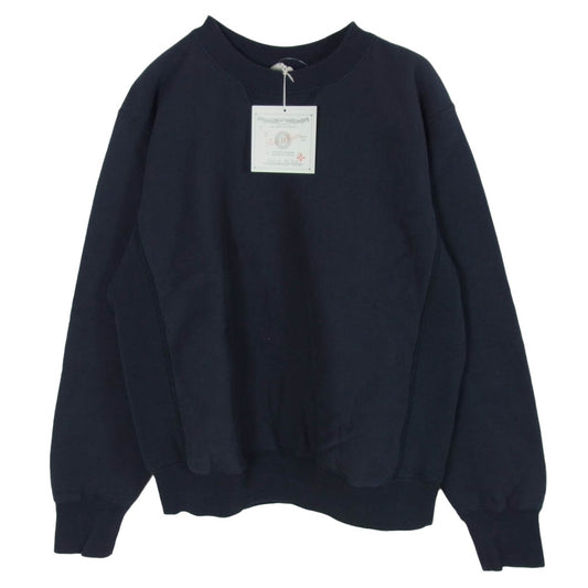 TWO MOON トゥームーン 10299-78 HEAVY WEIGHT SET IN SLEEVES SWEATSHIRT プルオーバー スウェット CARBON BLACK ブラック系 40【美品】【中古】