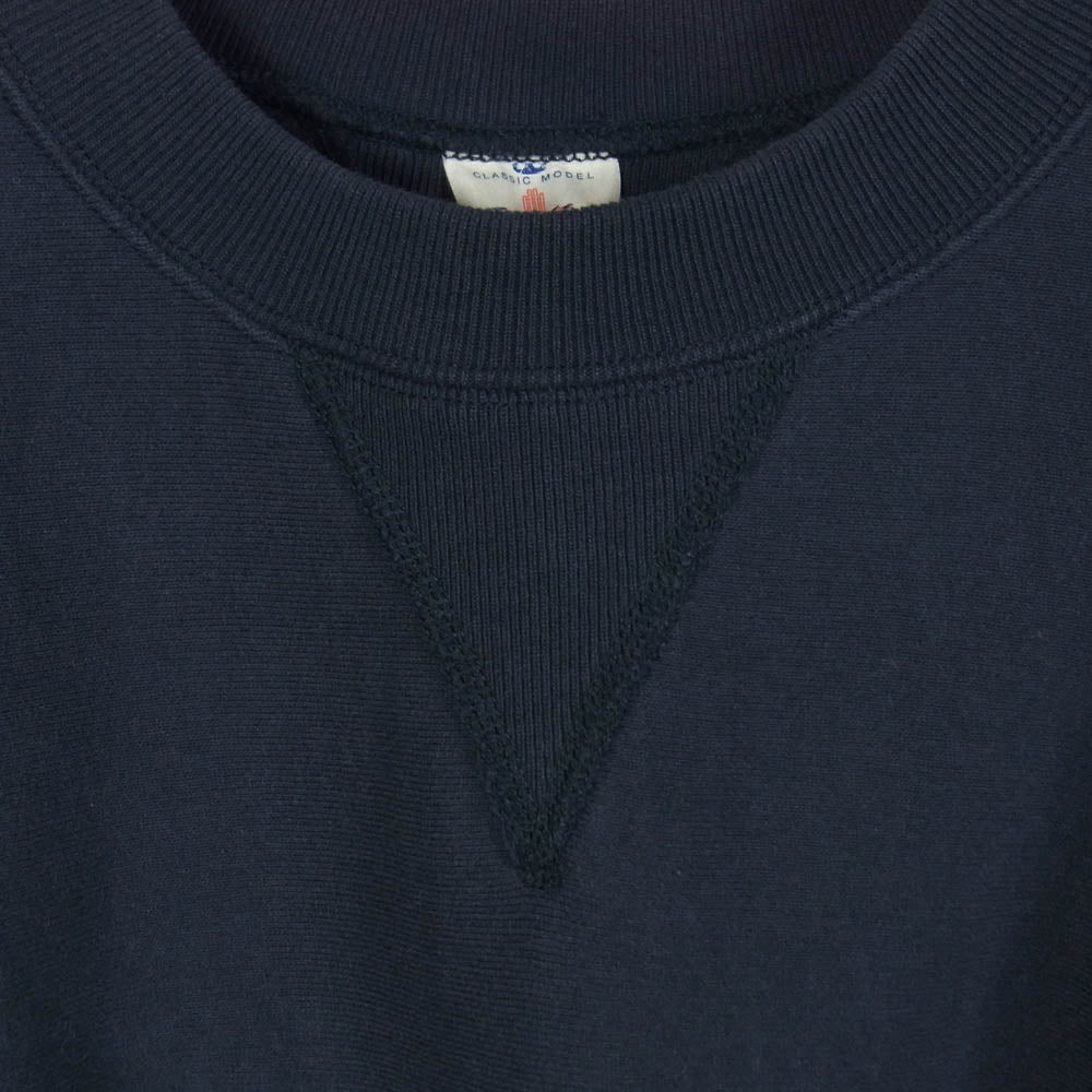 TWO MOON トゥームーン 10299-78 HEAVY WEIGHT SET IN SLEEVES SWEATSHIRT プルオーバー スウェット CARBON BLACK ブラック系 40【美品】【中古】