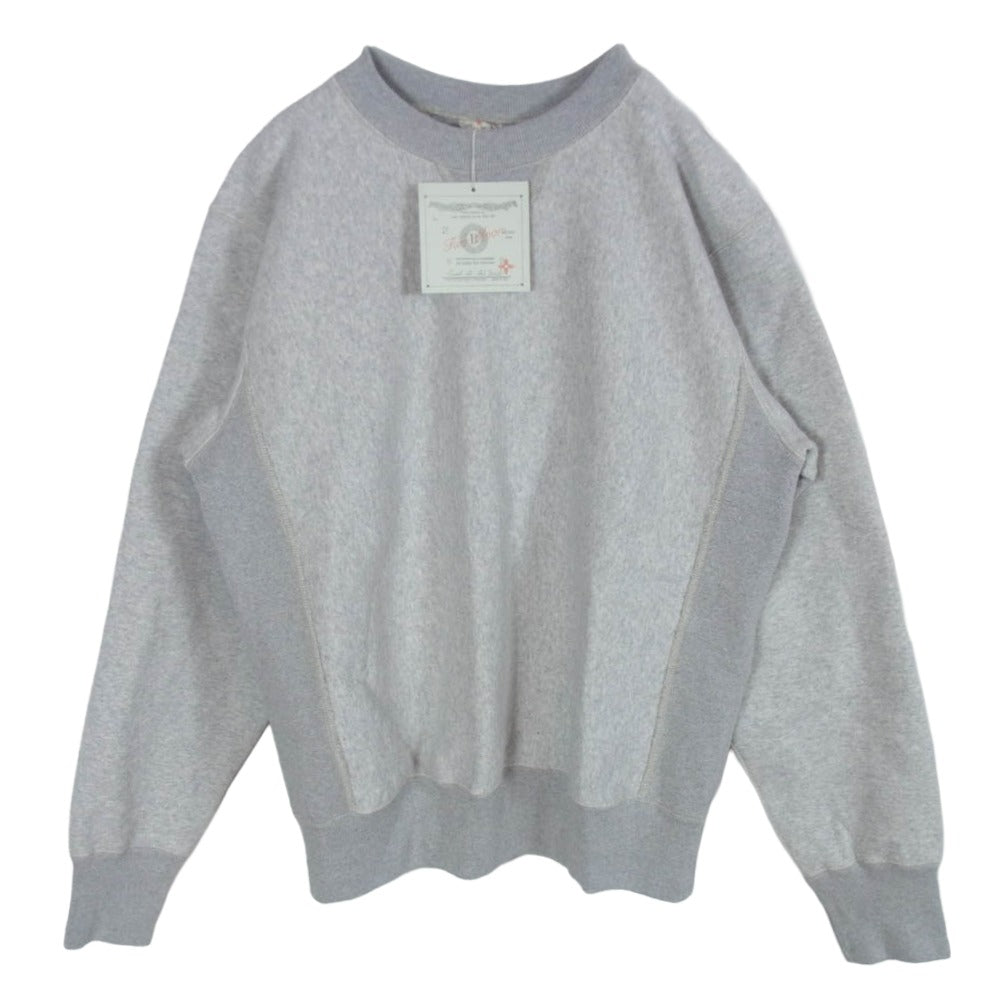 TWO MOON トゥームーン 10299-03 HEAVY WEIGHT SET IN SLEEVES SWEATSHIRT プルオーバー スウェット OATMEAL グレー系 40【美品】【中古】