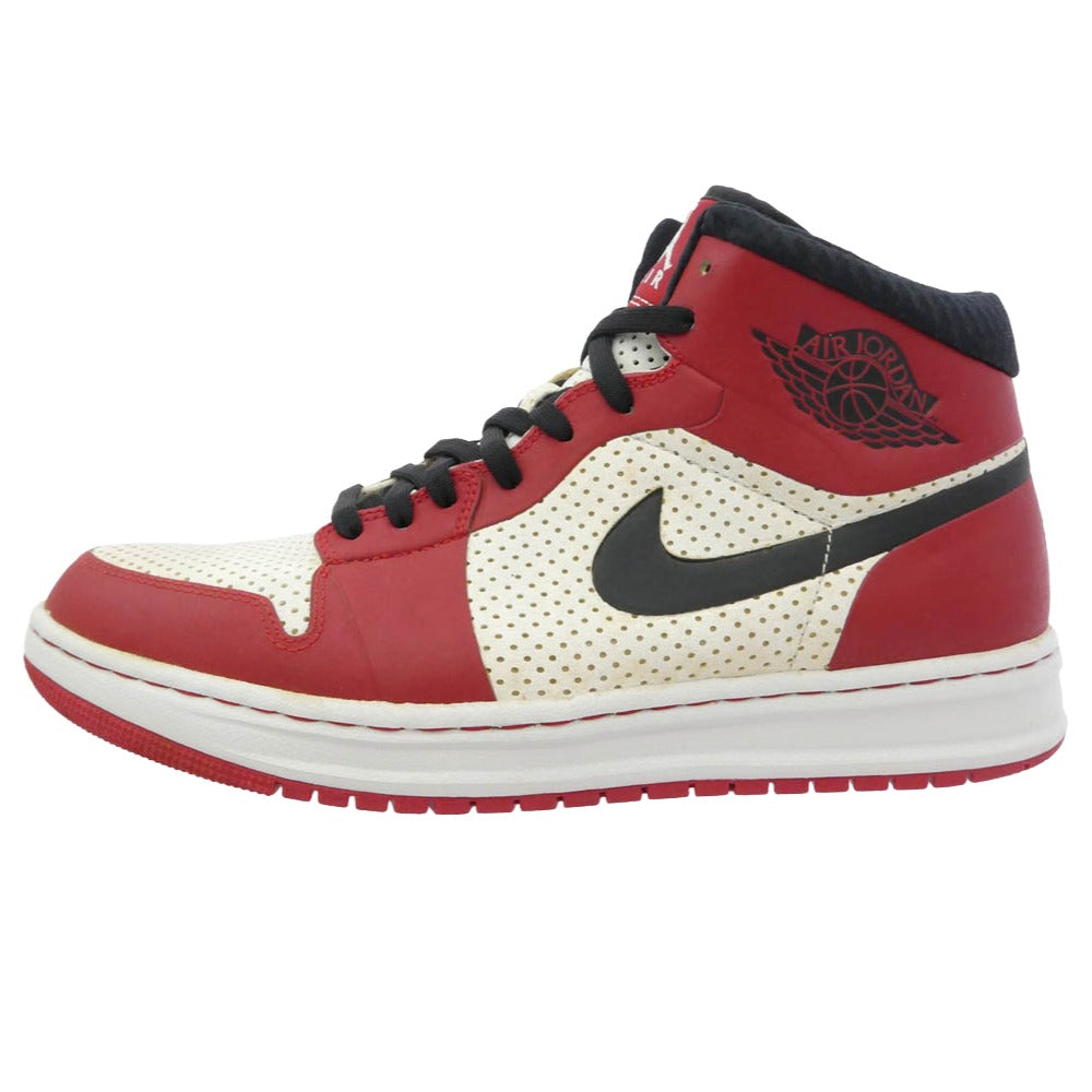 NIKE AIR JORDAN ナイキ ジョーダン 392813-101 Air Jordan Alpha 1 Chicago AJ1 エアジョーダン アルファ1 シカゴ ハイカット スニーカー レッド系 ホワイト系 ブラック系 27.5cm【中古】