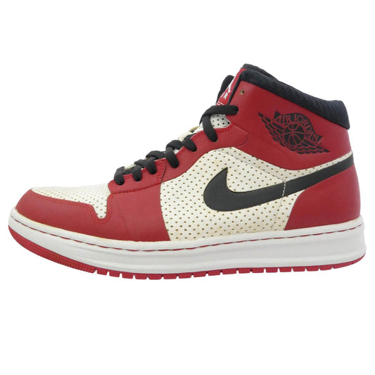 NIKE AIR JORDAN ナイキ ジョーダン 392813-101 Air Jordan Alpha 1 Chicago AJ1 エアジョーダン アルファ1 シカゴ ハイカット スニーカー レッド系 ホワイト系 ブラック系 27.5cm【中古】