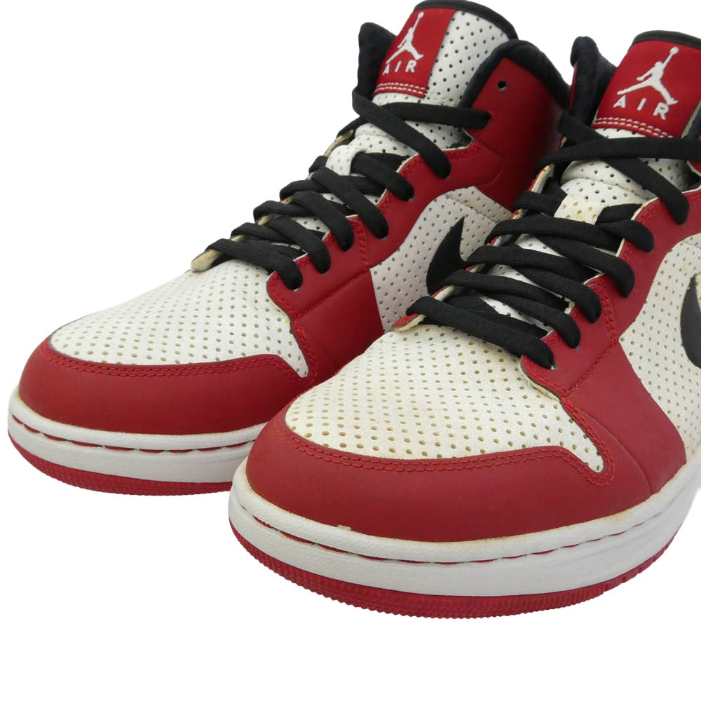 NIKE AIR JORDAN ナイキ ジョーダン 392813-101 Air Jordan Alpha 1 Chicago AJ1 エアジョーダン アルファ1 シカゴ ハイカット スニーカー レッド系 ホワイト系 ブラック系 27.5cm【中古】