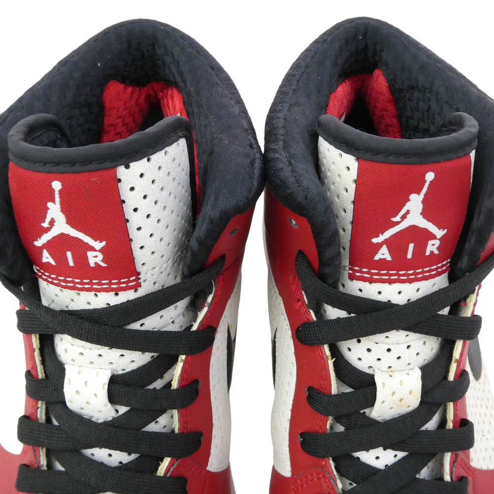 NIKE AIR JORDAN ナイキ ジョーダン 392813-101 Air Jordan Alpha 1 Chicago AJ1 エアジョーダン アルファ1 シカゴ ハイカット スニーカー レッド系 ホワイト系 ブラック系 27.5cm【中古】