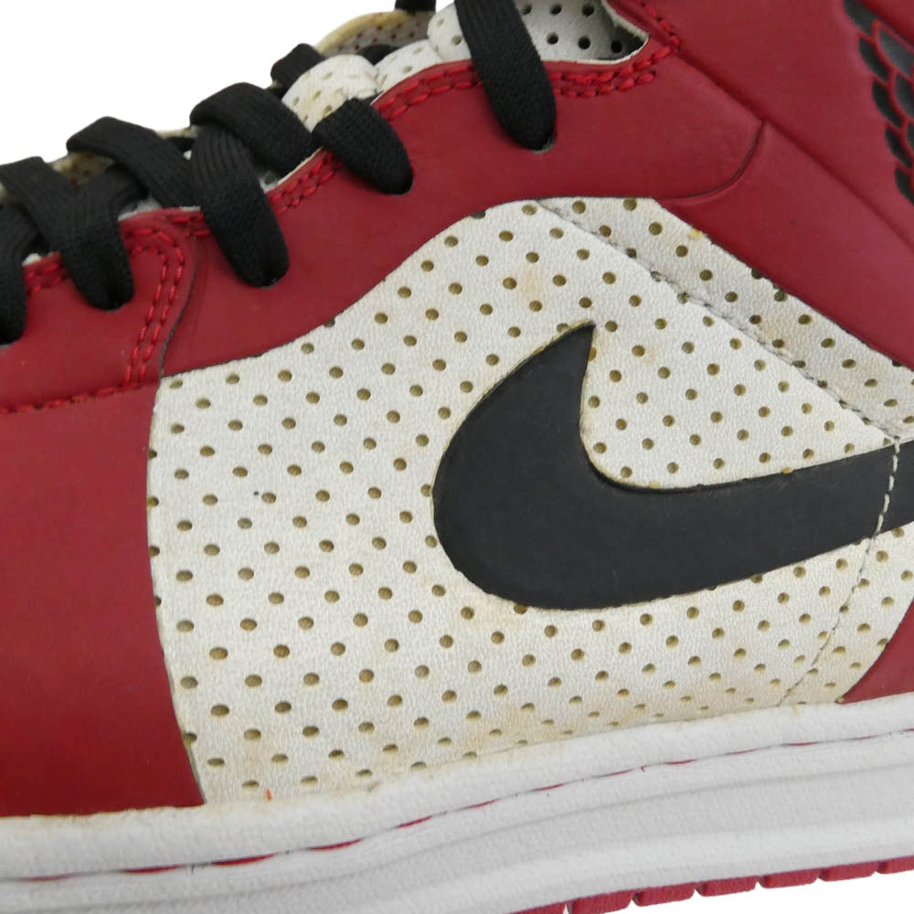 NIKE AIR JORDAN ナイキ ジョーダン 392813-101 Air Jordan Alpha 1 Chicago AJ1 エアジョーダン アルファ1 シカゴ ハイカット スニーカー レッド系 ホワイト系 ブラック系 27.5cm【中古】