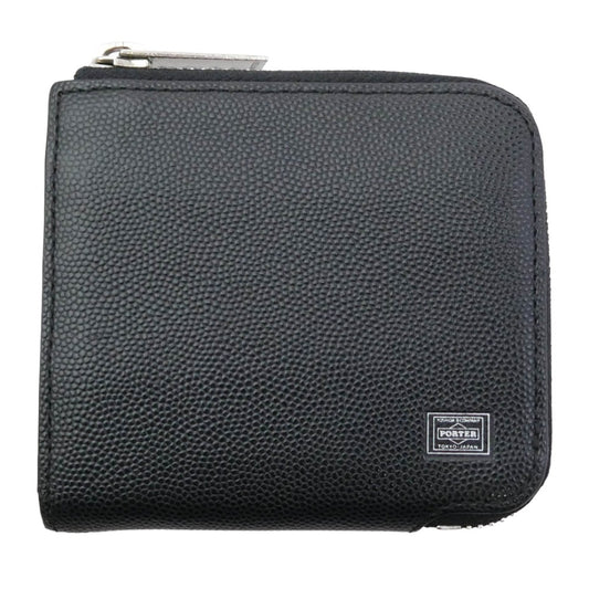 PORTER ポーター 030-03441 ABLE WALLET エイブル ジップ L字ファスナー ウォレット 財布 ブラック系【中古】