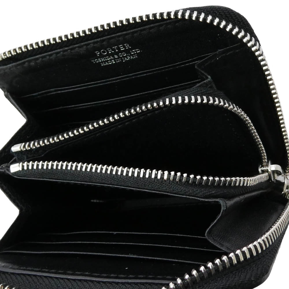 PORTER ポーター 030-03441 ABLE WALLET エイブル ジップ L字ファスナー ウォレット 財布 ブラック系【中古】