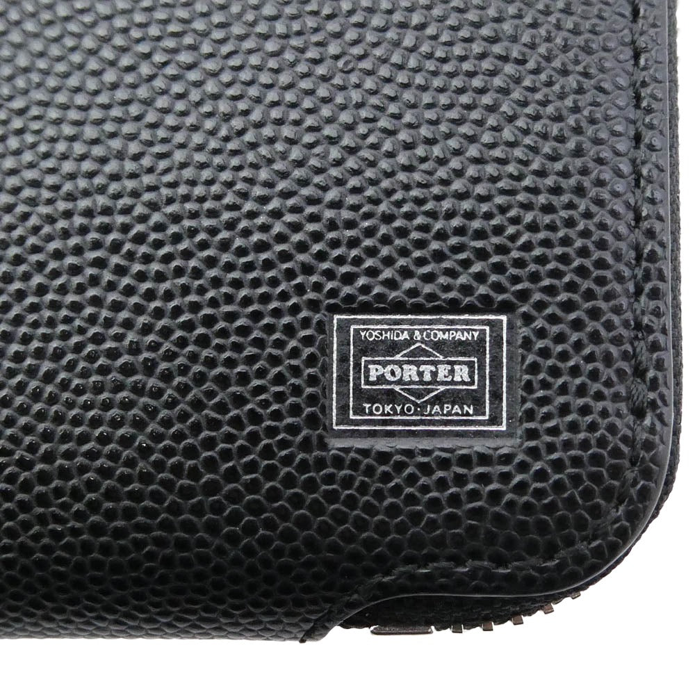 PORTER ポーター 030-03441 ABLE WALLET エイブル ジップ L字ファスナー ウォレット 財布 ブラック系【中古】