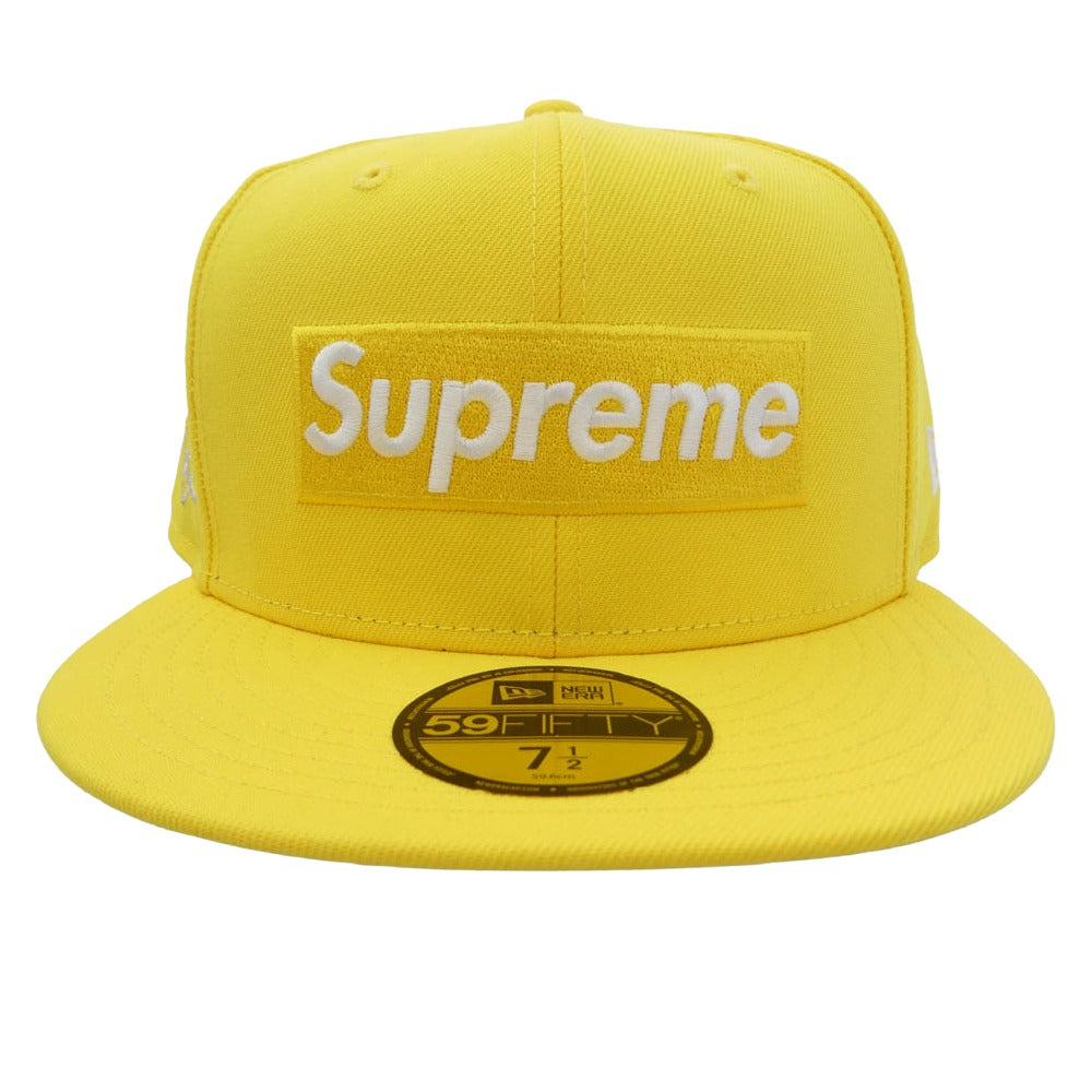 Supreme シュプリーム 20SS Championship Box Logo New Era チャンピオンシップ ボックス ロゴ ニューエラ イエロー系 59.6cm【極上美品】【中古】