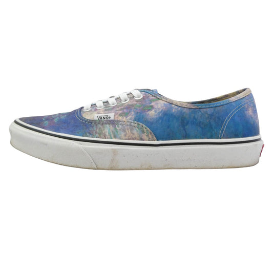VANS バンズ VN0A2Z5I18H ×MoMa モマ Authentic オーセンティック ローカット スニーカー ブルー系 28cm【中古】