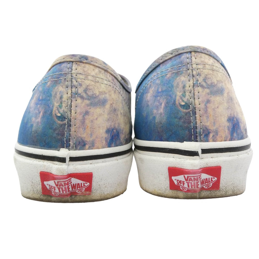 VANS バンズ VN0A2Z5I18H ×MoMa モマ Authentic オーセンティック ローカット スニーカー ブルー系 28cm【中古】