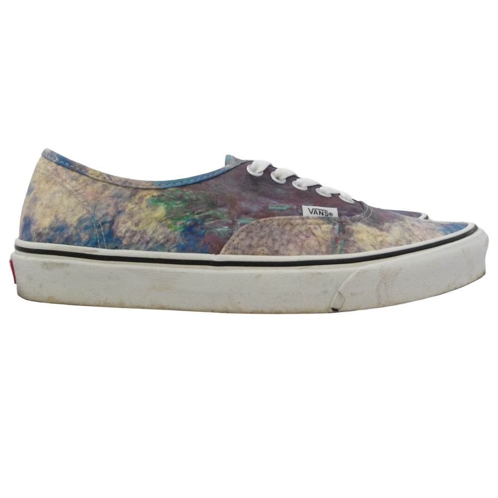 VANS バンズ VN0A2Z5I18H ×MoMa モマ Authentic オーセンティック ローカット スニーカー ブルー系 28cm【中古】