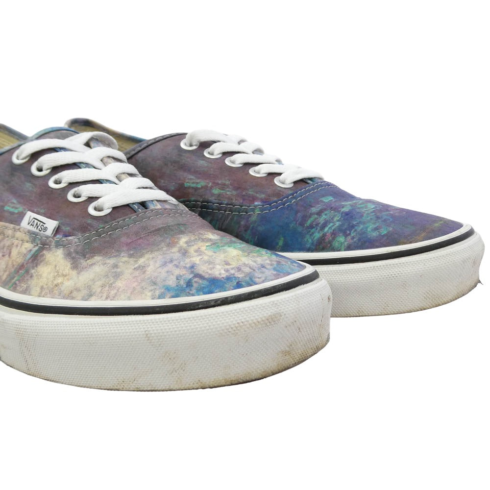 VANS バンズ VN0A2Z5I18H ×MoMa モマ Authentic オーセンティック ローカット スニーカー ブルー系 28cm【中古】