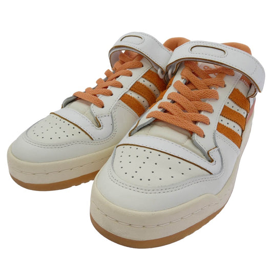 adidas アディダス G57966 FORUM LOW PREMIUM フォーラム プレミアム ローカット スニーカー ホワイト系 オレンジ系 28cm【中古】
