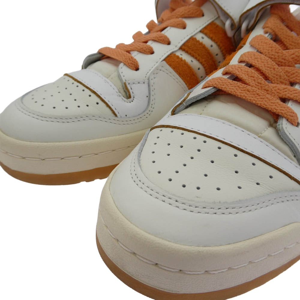 adidas アディダス G57966 FORUM LOW PREMIUM フォーラム プレミアム ローカット スニーカー ホワイト系 オレンジ系 28cm【中古】