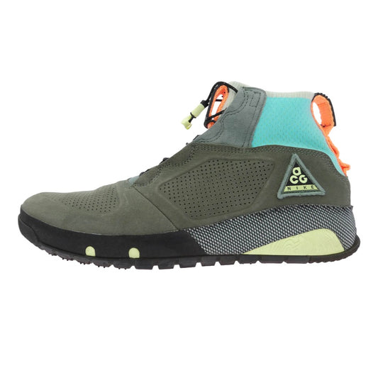 NIKE ナイキ AQ9333-900 ACG Ruckel Ridge Grey Noise Aqua ラッケル リッジ グレーノイズ アクア スニーカー カーキ系 28cm【中古】