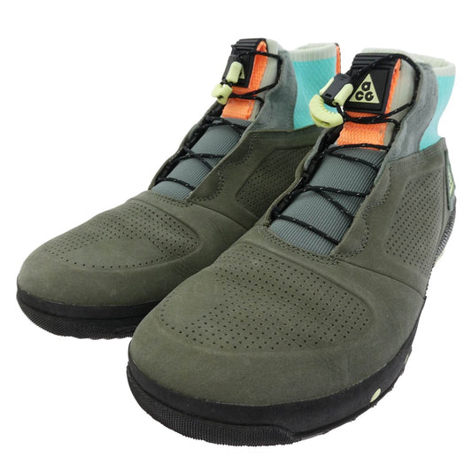 NIKE ナイキ AQ9333-900 ACG Ruckel Ridge Grey Noise Aqua ラッケル リッジ グレーノイズ アクア スニーカー カーキ系 28cm【中古】
