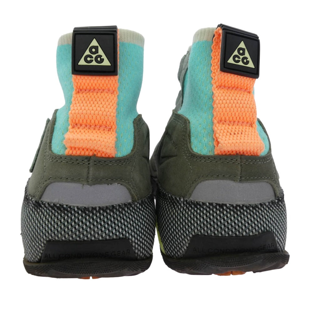 NIKE ナイキ AQ9333-900 ACG Ruckel Ridge Grey Noise Aqua ラッケル リッジ グレーノイズ アクア スニーカー カーキ系 28cm【中古】