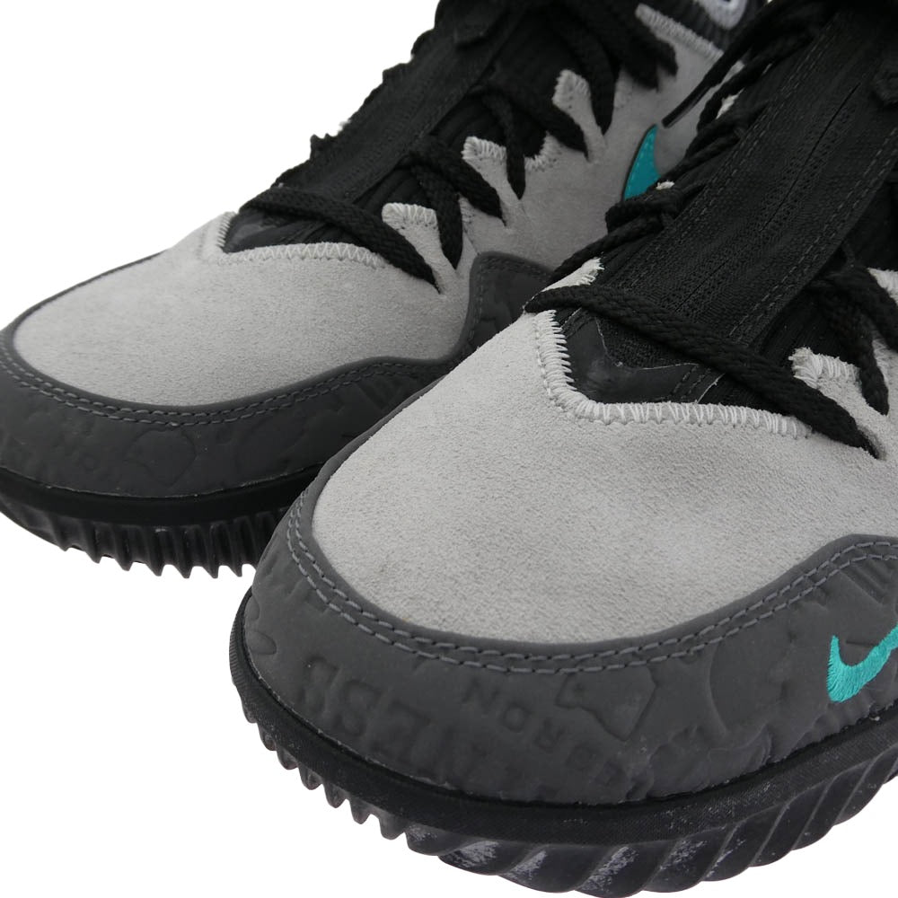 NIKE ナイキ atmos アトモス CD9471-003 × atmos LeBron 16 Clear Jade レブロン クリアジェイド スニーカー ブラック系 グレー系 28cm【中古】