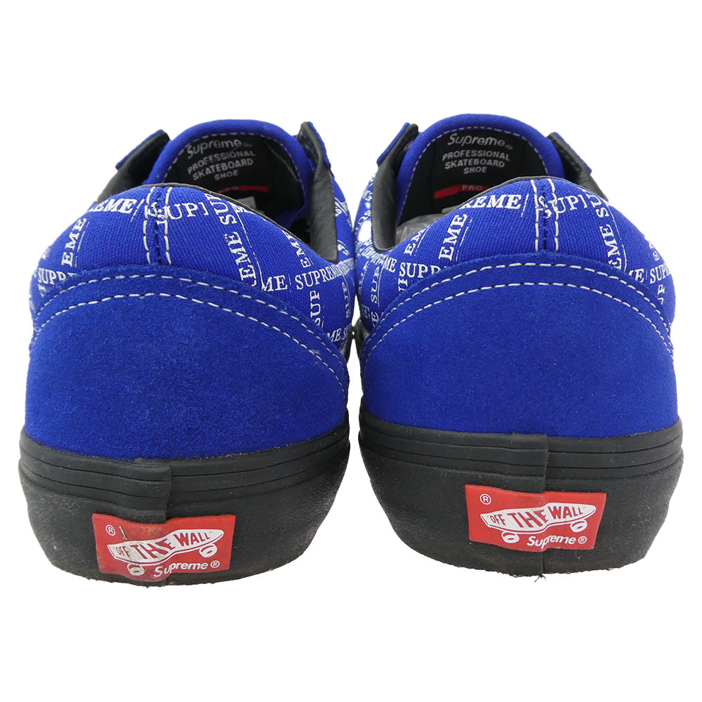 Supreme シュプリーム 20AW VN0A45JC2YX × Vans ヴァンズ バンズ Old Skool Pro オールドスクール スニーカー ブルー系 ホワイト系 28cm【中古】