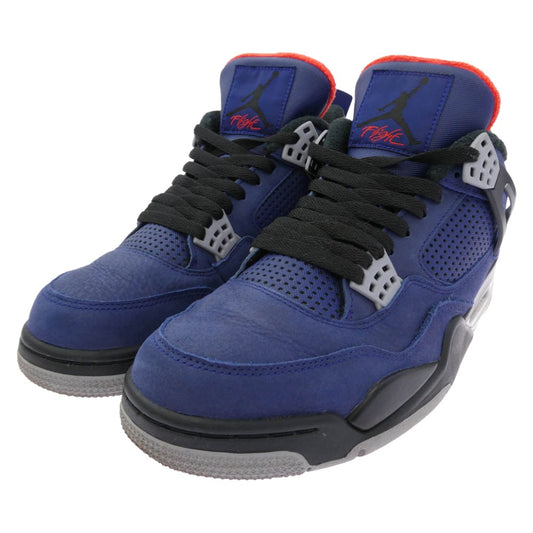 NIKE AIR JORDAN ナイキ ジョーダン CQ9597-401 Air Jordan 4 Retro WNTR AJ4 レトロ スニーカー ネイビー系 28cm【中古】