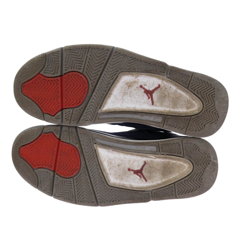 NIKE AIR JORDAN ナイキ ジョーダン CQ9597-401 Air Jordan 4 Retro WNTR AJ4 レトロ スニーカー ネイビー系 28cm【中古】