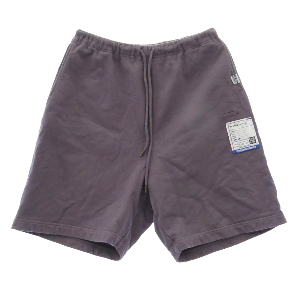 MIHARA YASUHIRO ミハラヤスヒロ I10SP545 in・stru(men-tal). インストゥルメンタル Embroidery Wide Shorts エンブロイダリー 刺繍 ワイド ショーツ ショ－トパンツ ラベンダー系 44【中古】