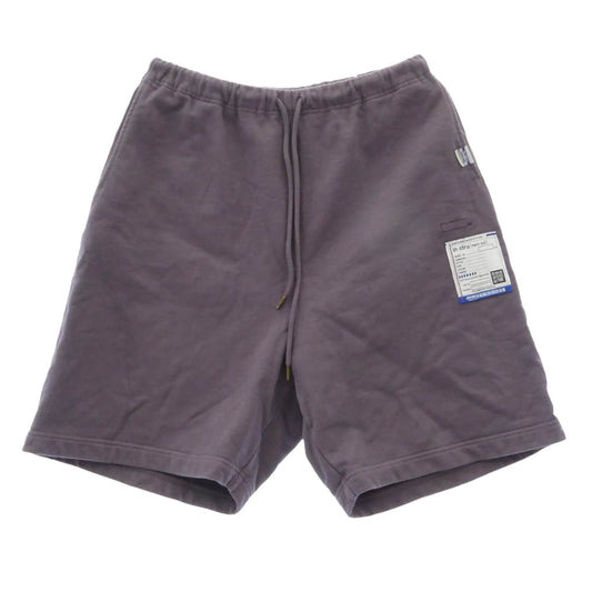 MIHARA YASUHIRO ミハラヤスヒロ I10SP545 in・stru(men-tal). インストゥルメンタル Embroidery Wide Shorts エンブロイダリー 刺繍 ワイド ショーツ ショ－トパンツ ラベンダー系 44【中古】