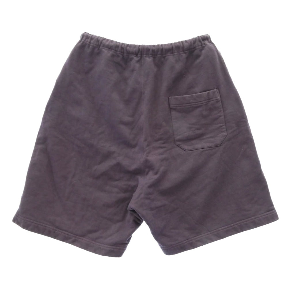 MIHARA YASUHIRO ミハラヤスヒロ I10SP545 in・stru(men-tal). インストゥルメンタル Embroidery Wide Shorts エンブロイダリー 刺繍 ワイド ショーツ ショ－トパンツ ラベンダー系 44【中古】