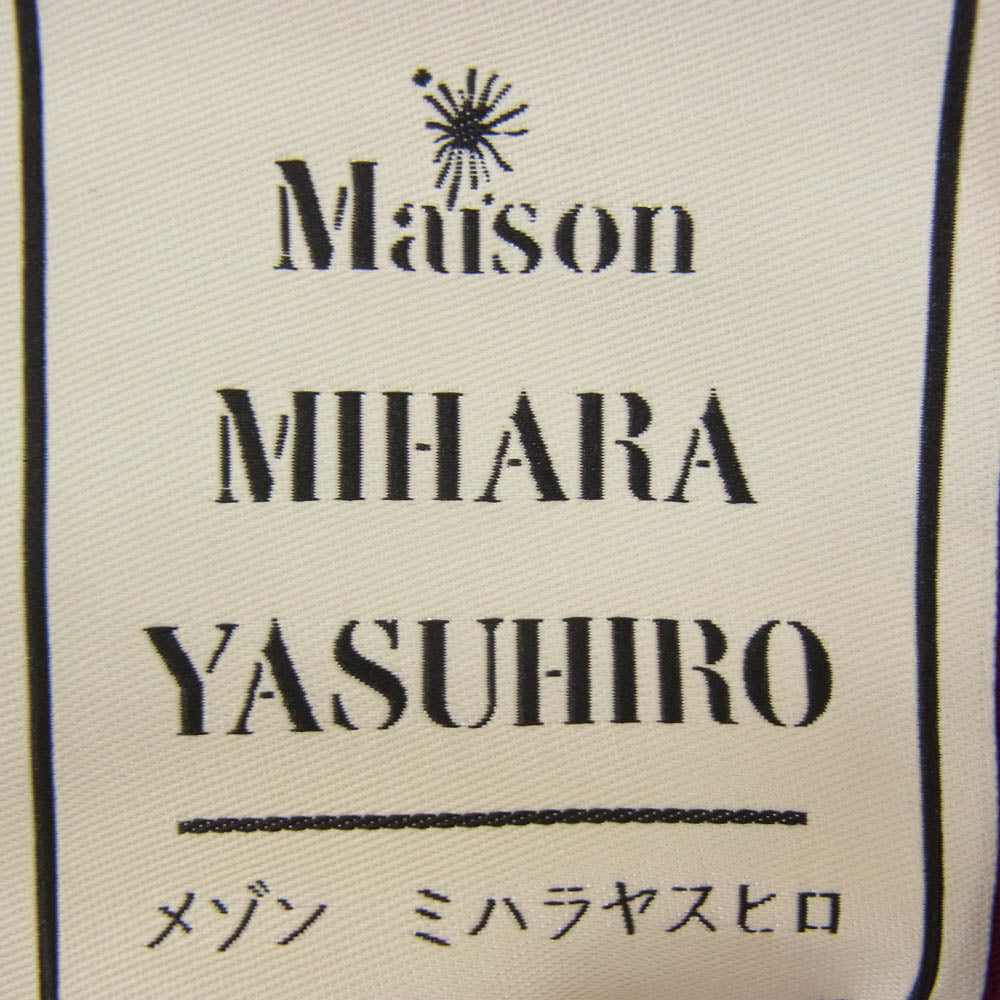 MIHARA YASUHIRO ミハラヤスヒロ 25AW A15TS621 SUN FADED TEE サンフェード ダメージ加工 半袖 Tシャツ エンジ系 44【中古】