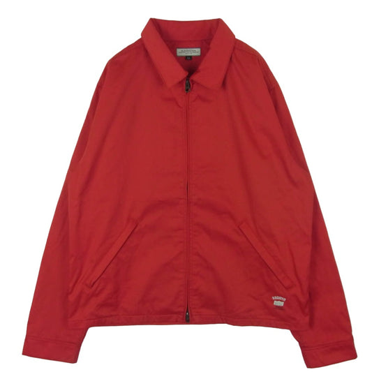 KADOYA カドヤ ジップアップ ジャケット ブルゾン ポリエステル コットン 中国製 レッド系 LL【中古】