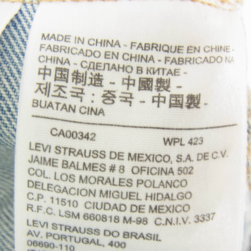 Levi's リーバイス PC9-72334-0266 TRUCKER トラッカージャケット 3rd デニムジャケット インディゴブルー系 XL【中古】