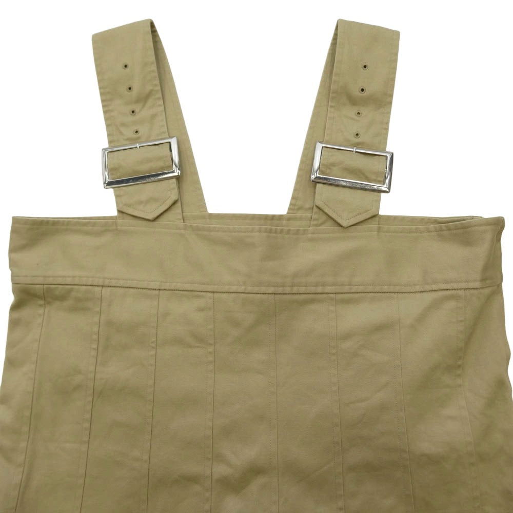 COMME des GARCONS コムデギャルソン RO-A006 コムコム 吊りスカート ベージュ系 M【中古】