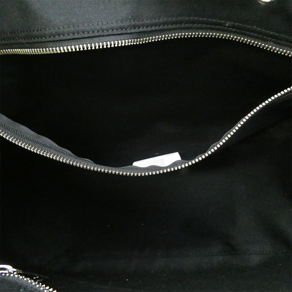 COMME des GARCONS コムデギャルソン VZ-K212 The Beatles ビートルズ 山瀬まゆみペイント ハンド トート バッグ ブラック系【美品】【中古】
