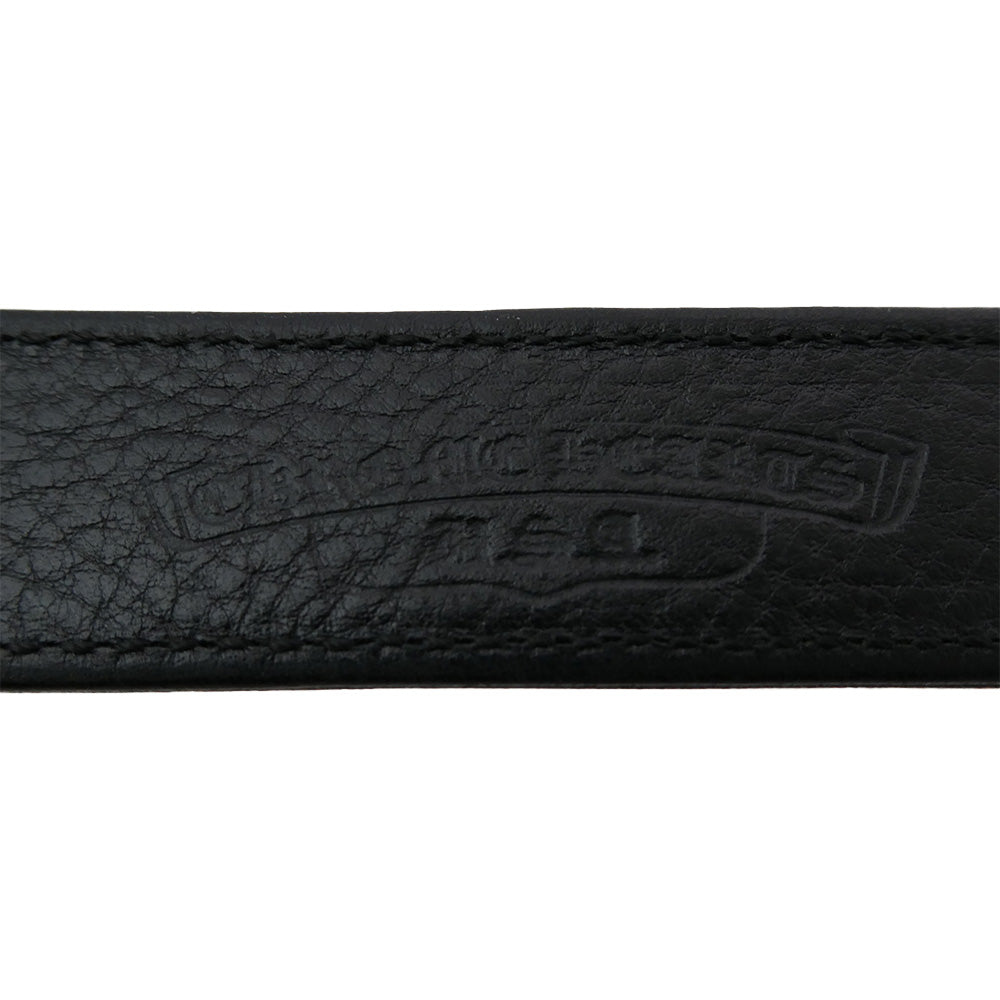 CHROME HEARTS クロムハーツ（原本無） BLT GUNSLINGER 1.0 ガンスリンガー 1.0 レザー ベルト ブラック系 シルバー系【中古】