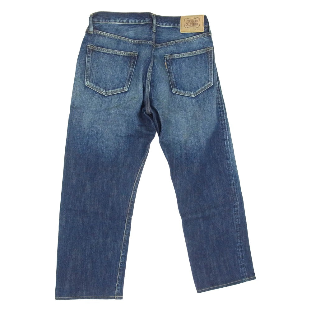 STANDARD CALIFORNIA スタンダードカリフォルニア BTDOC300 SD S901 5P Vintage Wash ヴィンテージ ウォッシュ Denim Pants ストレート デニム パンツ インディゴブルー系 32【極上美品】【中古】