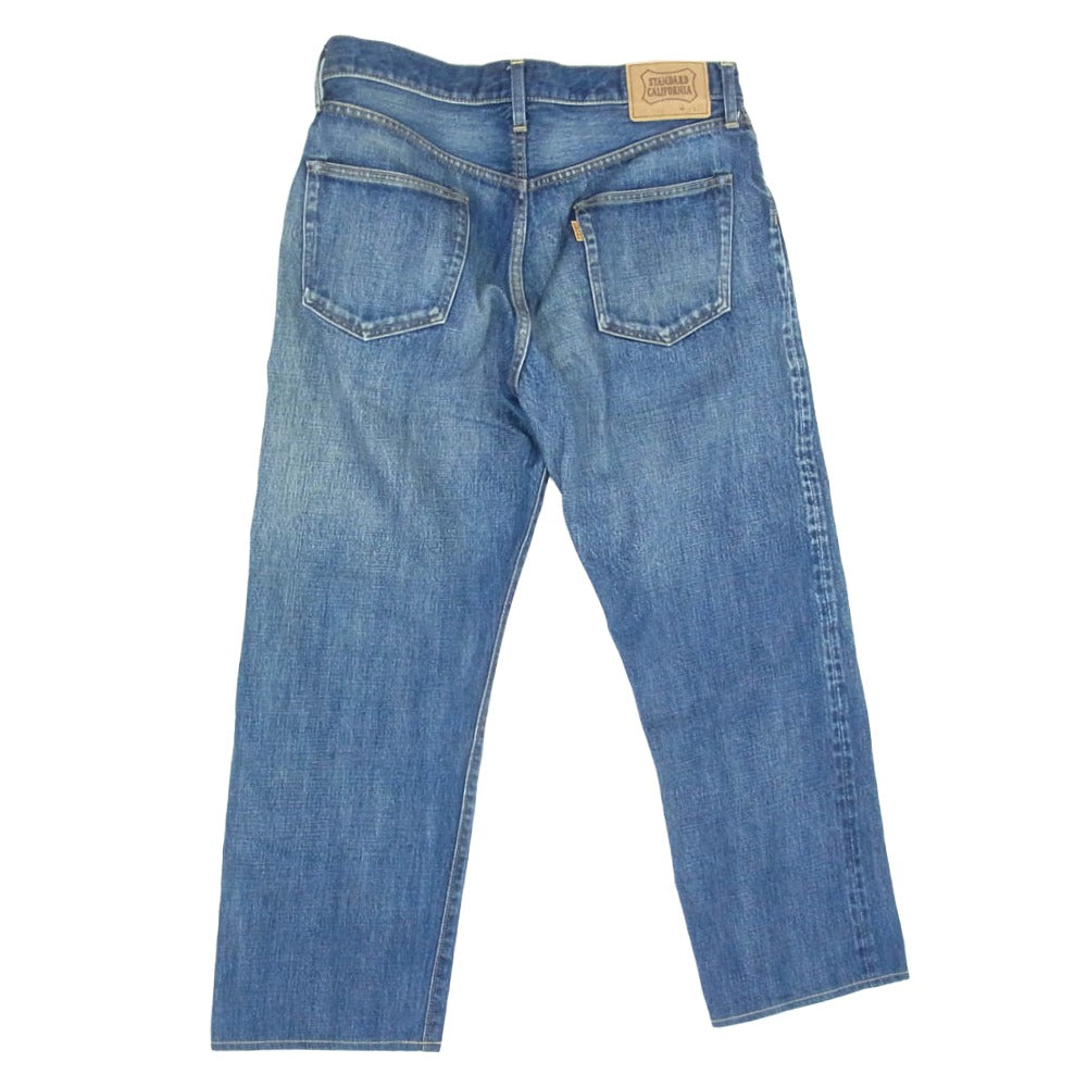 STANDARD CALIFORNIA スタンダードカリフォルニア BTDOB290 SD S901 Vintage Wash ヴィンテージ ウォッシュ Denim Pants ストレート デニム パンツ インディゴブルー系 32【極上美品】【中古】