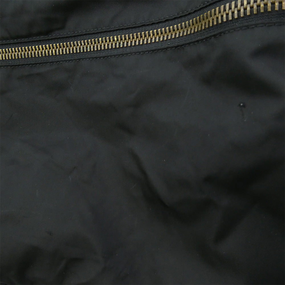 Felisi フェリージ ナイロン レザー 2WAY ハンド ショルダー バッグ ブラック系【中古】