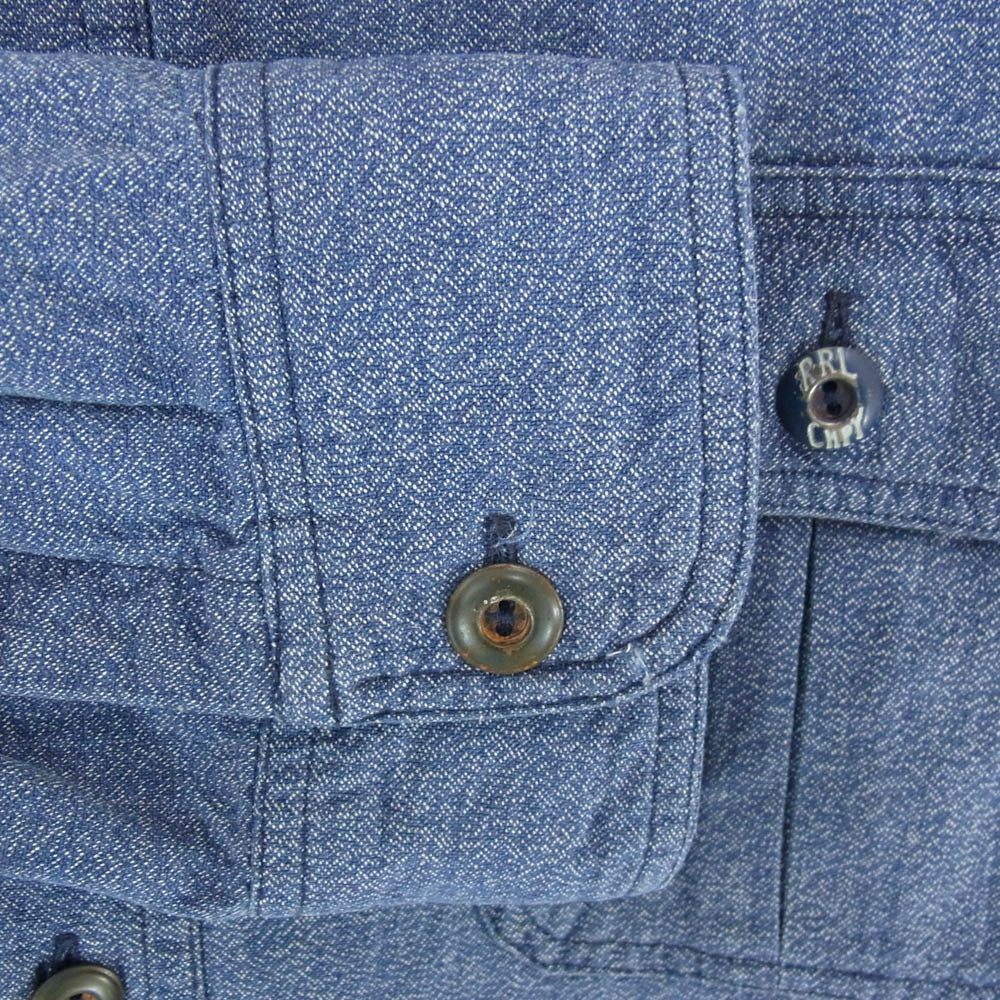 RRL ダブルアールエル マチ付き チンストラップ シャンブレー ロング
