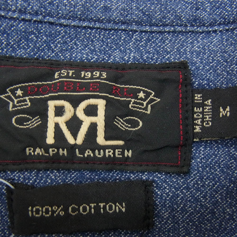 RRL ダブルアールエル マチ付き チンストラップ シャンブレー ロング