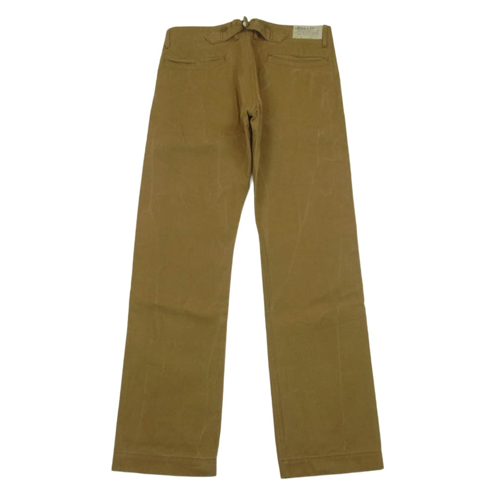RRL ダブルアールエル マチ付き チンストラップ シャンブレー ロング