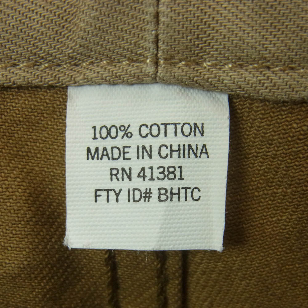 RRL ダブルアールエル R06 シンチバック ヘビーコットンツイル トラウザー パンツ 中国製 ライトブラウン系 32【中古】