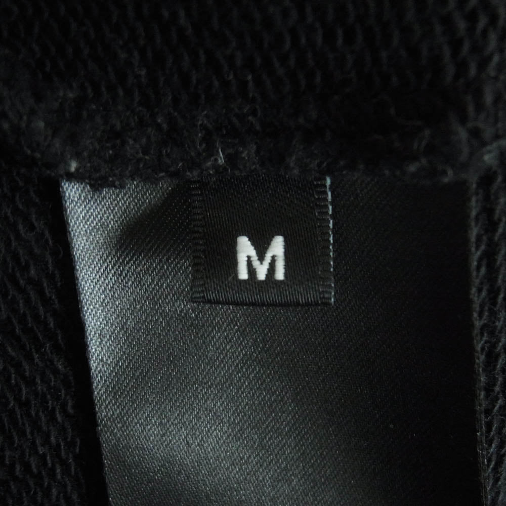 BALMAIN バルマン エンボスフロッキーロゴ スウェット トレーナー ポルトガル製 ブラック系 M【中古】