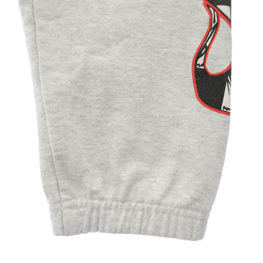 CHROME HEARTS クロムハーツ（原本無） × MATTY BOY マッティボーイ PPO BRAIN SWEATPANTS サイドプリント ブレイン スウェットパンツ グレー系 M【中古】
