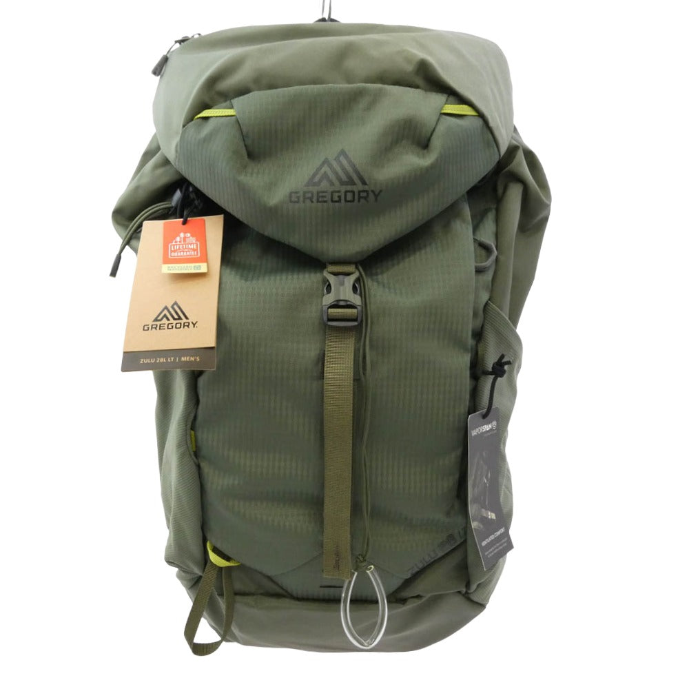 GREGORY グレゴリー ZULU ズール LT 28 28L フォリッジグリーン バックパック リュック カーキ系 28L【新古品】【未使用】【中古】