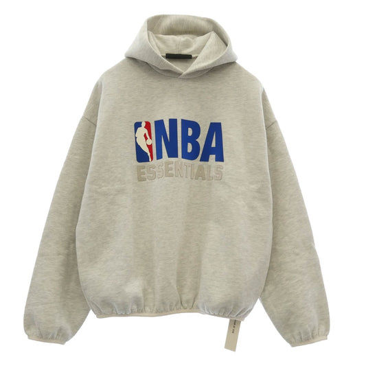 FEAR OF GOD フィアオブゴッド ESSENTIALS エッセンシャルズ × NBA パーカー フーディー ホワイト系 S【中古】