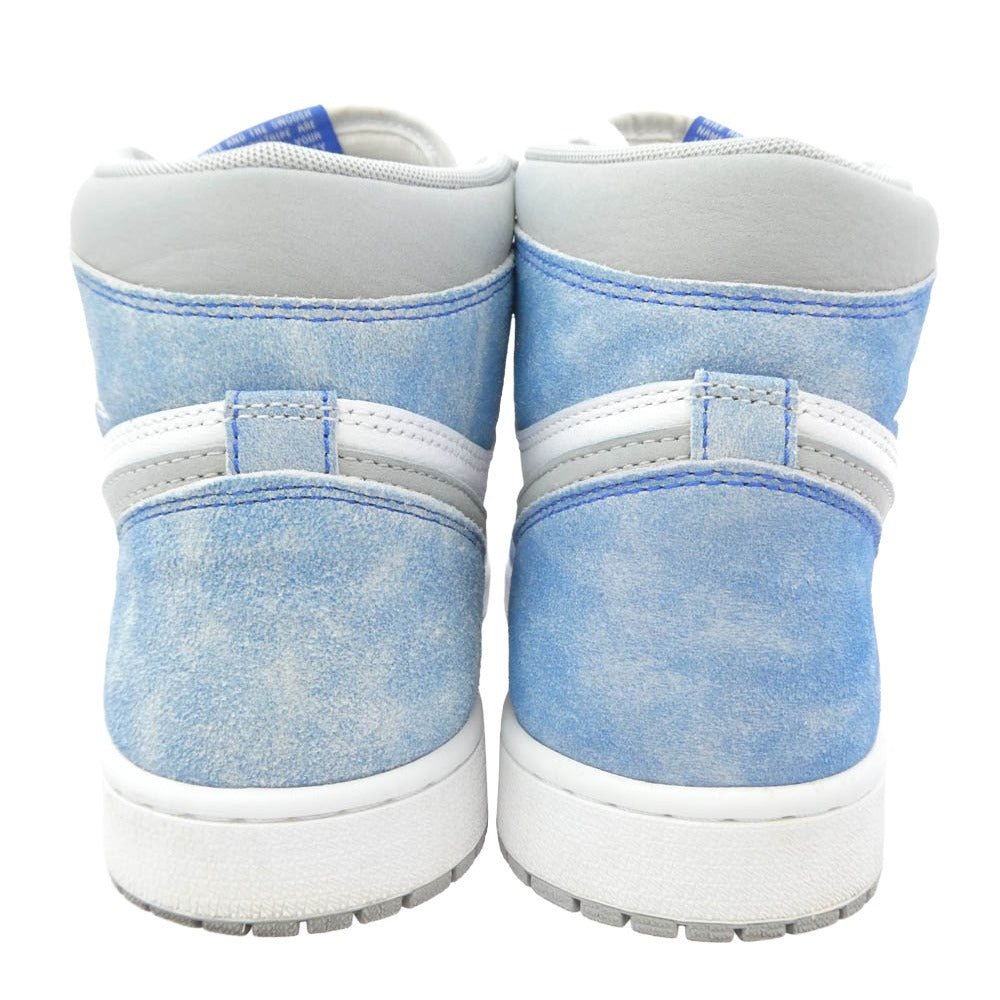 NIKE AIR JORDAN ナイキ ジョーダン 555088-402 Air Jordan 1 High OG Hyper Royal AJ1 エアジョーダン ハイパーロイヤル スニーカー ホワイト系 ブルー系 27cm【中古】