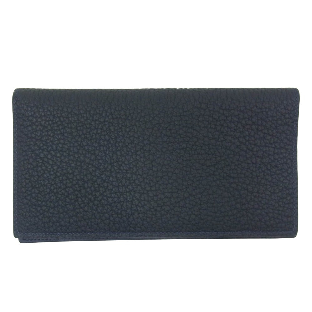 MAISON TAKUYA メゾンタクヤ New Multi CC Wallet 2 MCC2 2つ折り 長財布 ロングウォレット ネイビー系【新古品】【未使用】【中古】